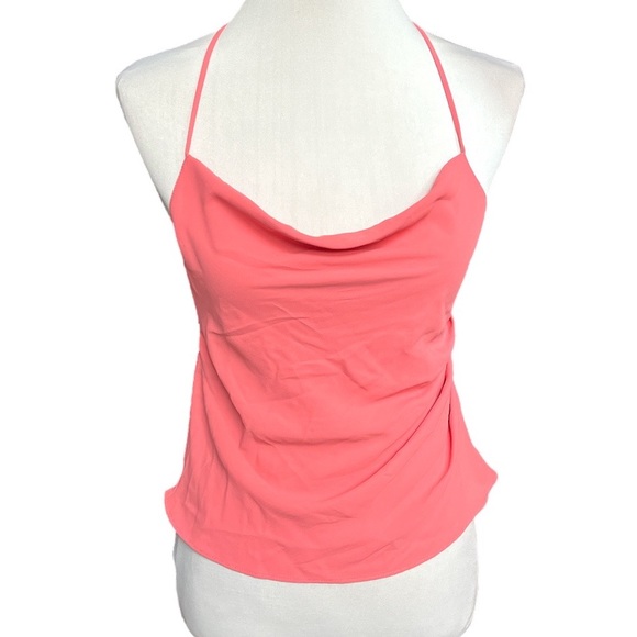 Amanda Uprichard Marietta Open Back Blouse Pink Size XSmall - Picture 8 of 8